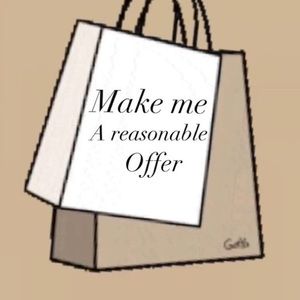 Always open to reasonable offers! Willing to negotiate and bundles save more $$$